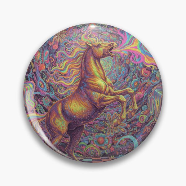 Item preview, Psychedelic fire horse designed and sold by Themanichippie.