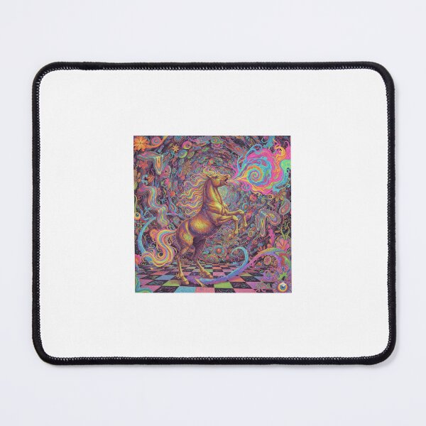 Item preview, Psychedelic fire horse designed and sold by Themanichippie.