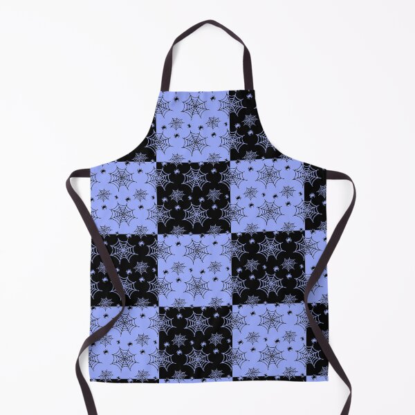 Item preview, Black and lavender blue interchange web pattern designed and sold by serenebookworm.