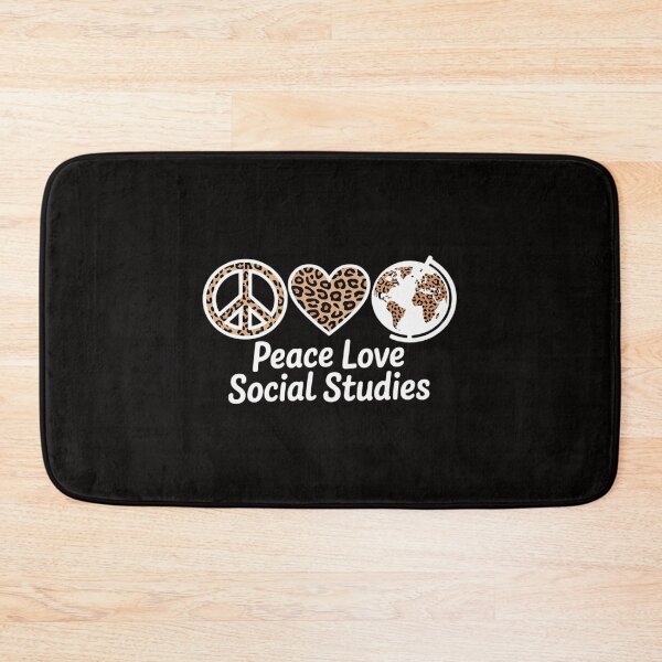 Item preview, Peace Love Social Studies Teacher Appreciation designed and sold by rutimenta.