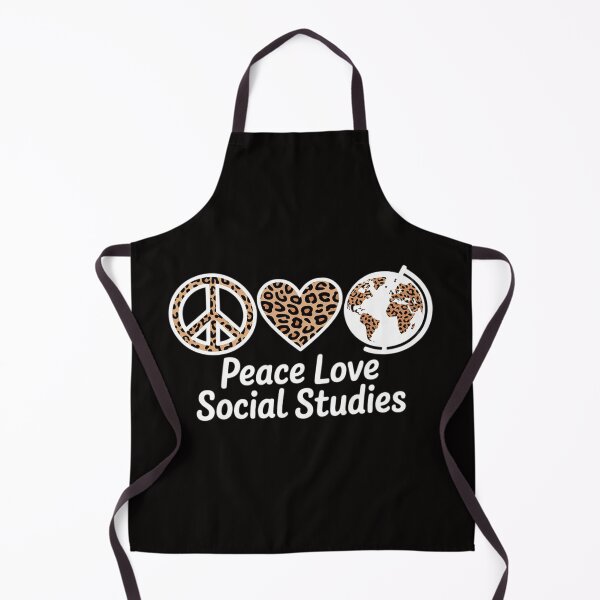 Item preview, Peace Love Social Studies Teacher Appreciation designed and sold by rutimenta.