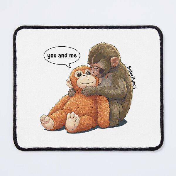 Item preview, Hang In There Punch – Cute Baby Monkey Art designed and sold by PrincessLavinia.