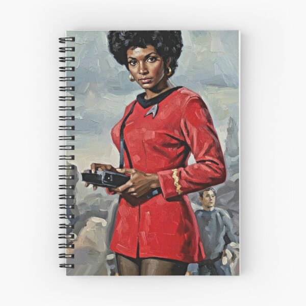 Item preview, The Communications Officer: Nichelle Nichols Sci-Fi Impasto Portrait designed and sold by Art's Diner.