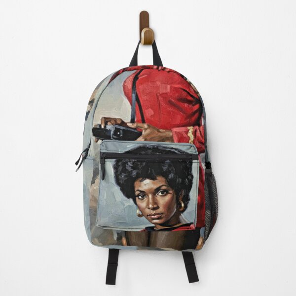 Item preview, The Communications Officer: Nichelle Nichols Sci-Fi Impasto Portrait designed and sold by Art's Diner.