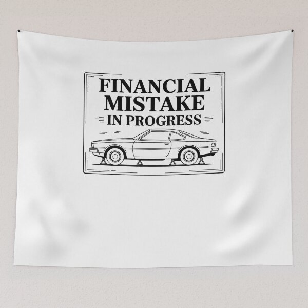 Item preview, Funny Financial Mistake in Progress Car Lover designed and sold by BHMARTS.