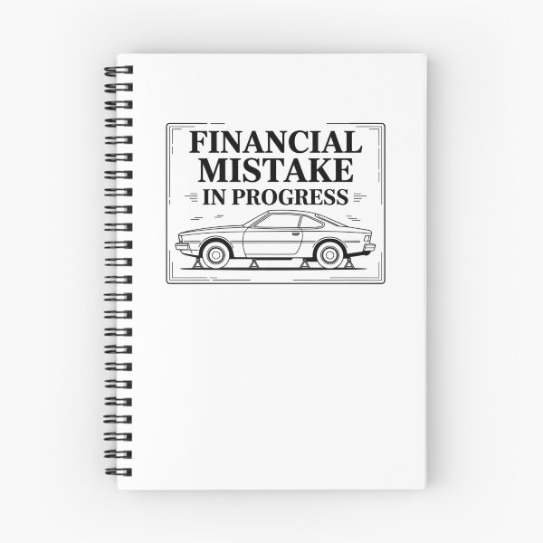 Item preview, Funny Financial Mistake in Progress Car Lover designed and sold by BHMARTS.