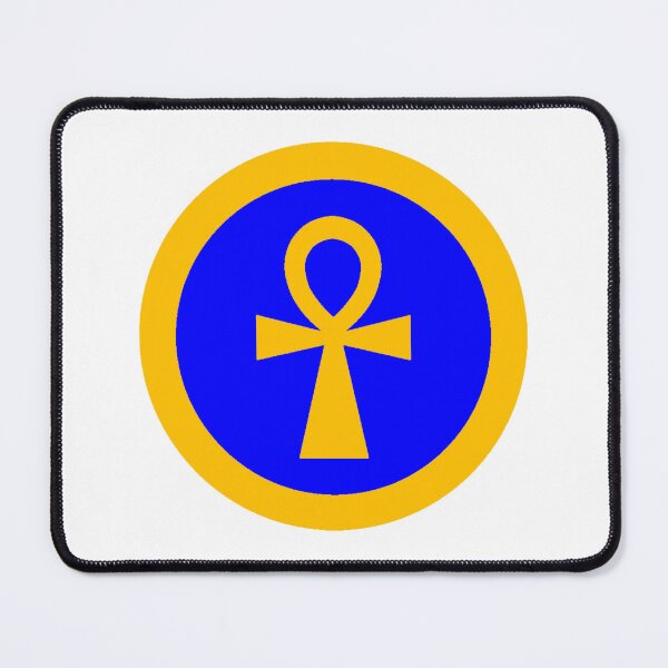 Item preview, Egyptian ankh logo round designed and sold by Jason Abdale.