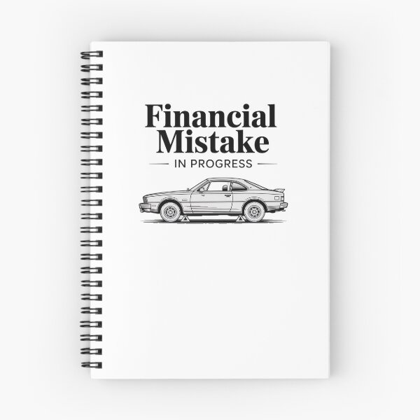 Item preview, Funny Financial Mistake in Progress Car Lover designed and sold by BHMARTS.