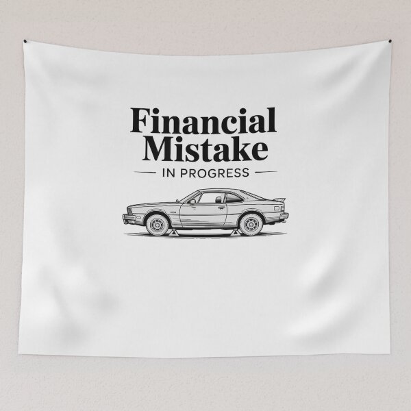 Item preview, Funny Financial Mistake in Progress Car Lover designed and sold by BHMARTS.