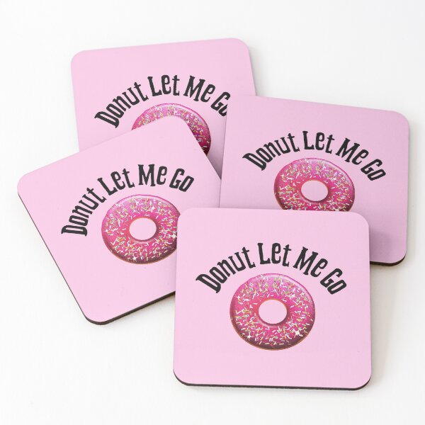 Item preview, Donut Let Me Go Playful Valentine designed and sold by Sachie's Studio.