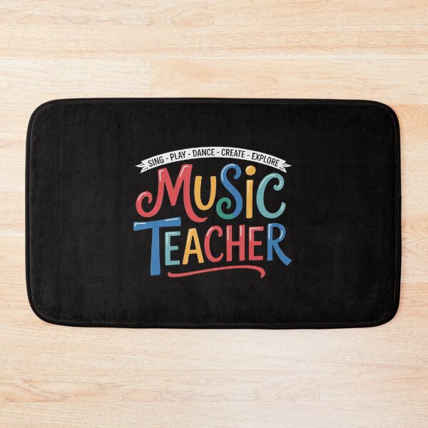 Item preview, Music Teacher Sing Play Dance Create Explore Back To School designed and sold by rutimenta.