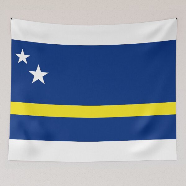 Item preview, Curacao Flag - Caribbean Blue & Dutch West Indies Heritage designed and sold by NTGUILTY.