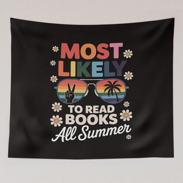 Item preview, Most Likely To Read Books All Summer Teacher Student designed and sold by RONALPARAD.