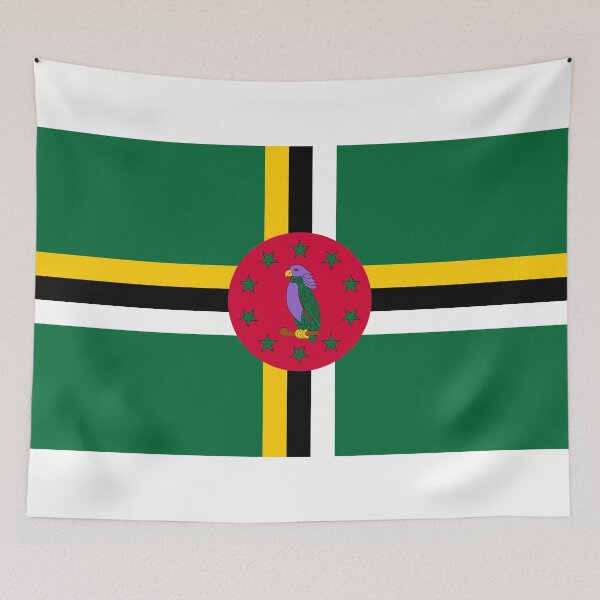 Item preview, Dominica National Flag - Sisserou Parrot & Nature Island Pride designed and sold by NTGUILTY.