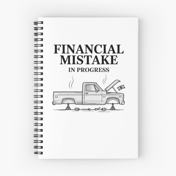 Item preview, Funny Financial Mistake in Progress Car Lover designed and sold by BHMARTS.