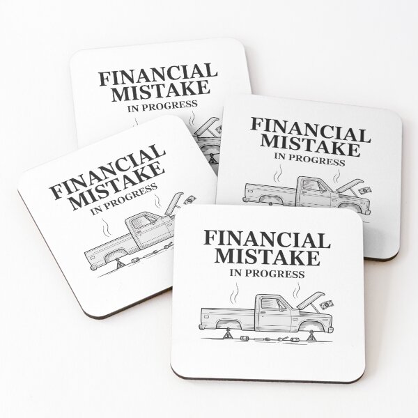 Item preview, Funny Financial Mistake in Progress Car Lover designed and sold by BHMARTS.