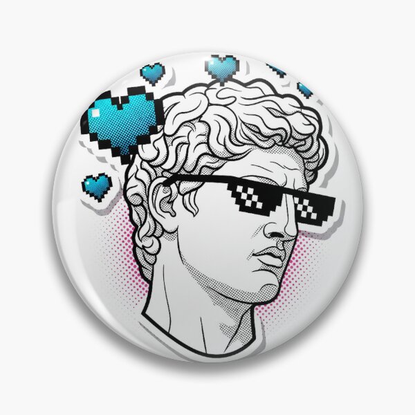 Item preview, Looksmaxxing Legend Statue Pop Art designed and sold by Amazing Graphics.