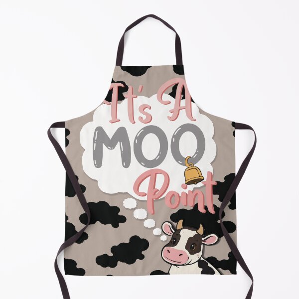 Item preview, It's A Moo Point designed and sold by FlairForAll.