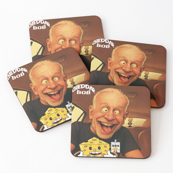Item preview, Cheddar Bob | Funny Caricature Cheese Lover Cartoon Design designed and sold by Brian Gollob Creative Art.