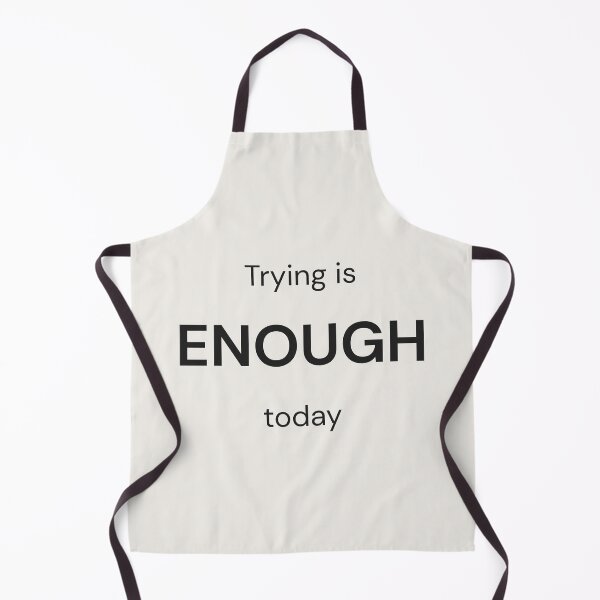 Item preview, Enough – Minimal Affirmation Shirt designed and sold by QuietlyBecoming.