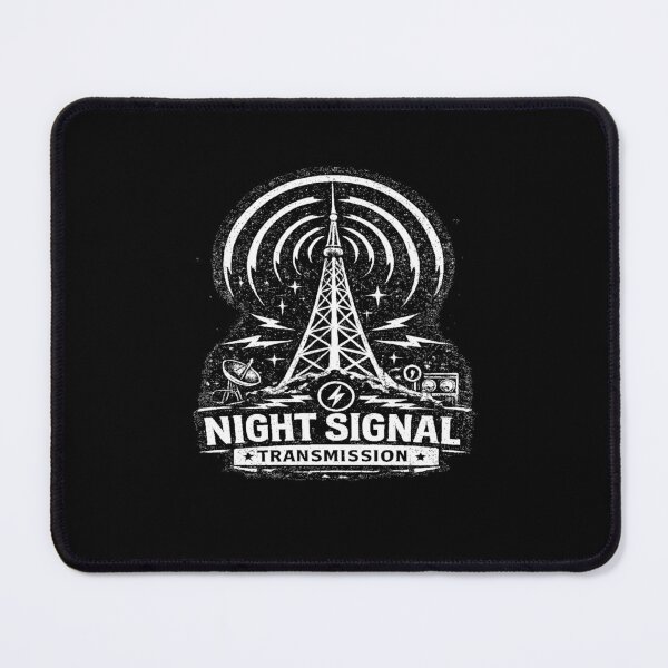 Item preview, Night Signal Transmission T-Shirt – Vintage Radio Tower Tee, Retro Broadcast Shirt, Analog Signal Graphic designed and sold by 5lav.