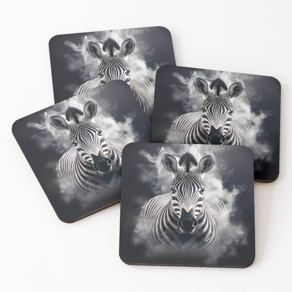Item preview, Zebra in Ink and Smoke designed and sold by mrpropcake.