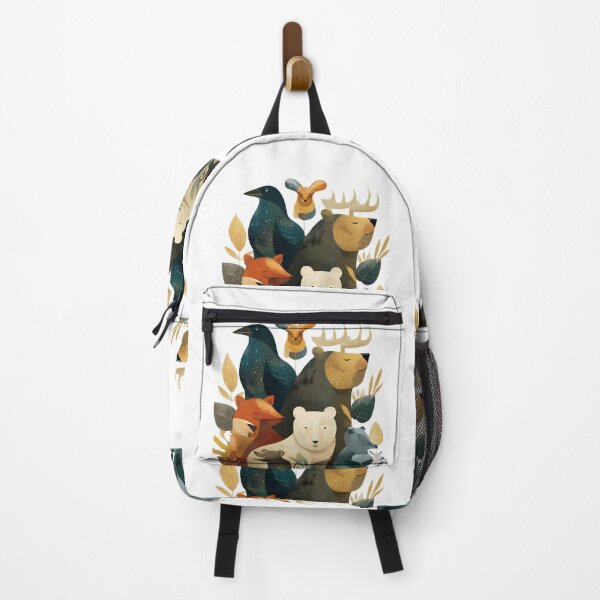 Item preview, Animals Whimsical Illustrations Blending Nature Humanity Imagination Design designed and sold by ART ATTACK ZONE.