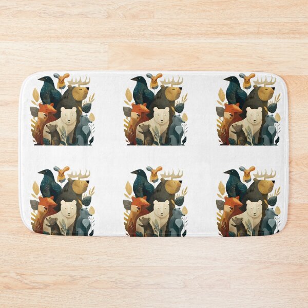Item preview, Animals Whimsical Illustrations Blending Nature Humanity Imagination Design designed and sold by ART ATTACK ZONE.