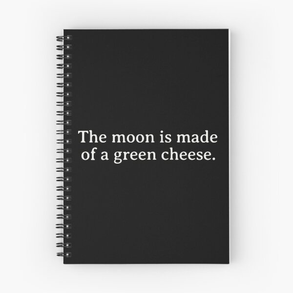 Item preview, The Moon is Made of a Green Cheese designed and sold by Eh Plus Designs.