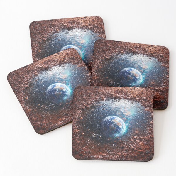 Item preview, Earth Reflection on Mars in the Rain designed and sold by ImaginingNebulae.