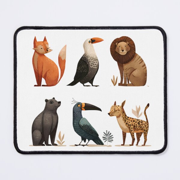 Item preview, Jungle Whimsical Illustrations Blending Nature Humanity Imagination Design designed and sold by ART ATTACK ZONE.