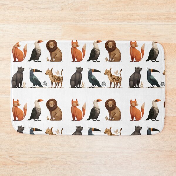 Item preview, Jungle Whimsical Illustrations Blending Nature Humanity Imagination Design designed and sold by ART ATTACK ZONE.