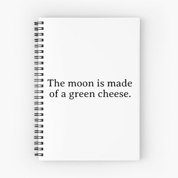 Item preview, The Moon is Made of a Green Cheese designed and sold by Eh Plus Designs.