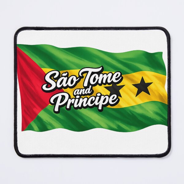 Item preview, São Tomé and Príncipe Waving Flag – Island Nation Pride Design designed and sold by GarnerSupplyCo.