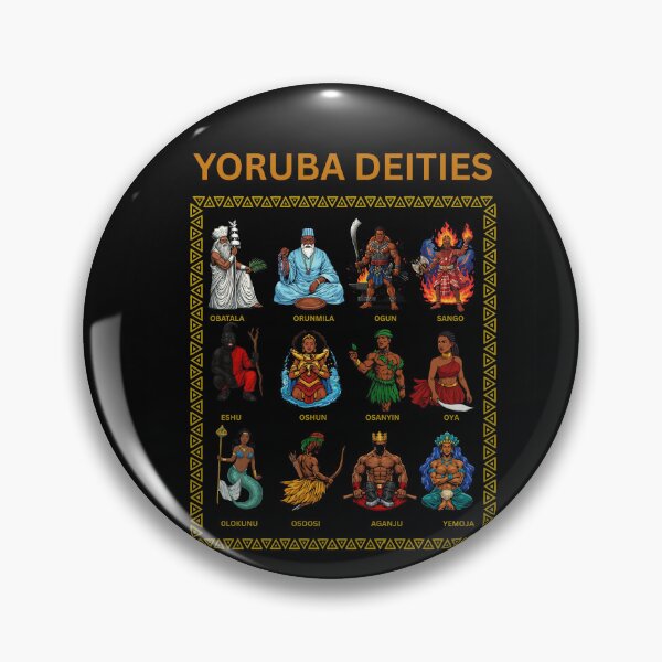 Item preview, Yoruba Deities – Orisha African Spiritual Art | Obatala Sango Ogun Oshun Heritage designed and sold by Cree8if.