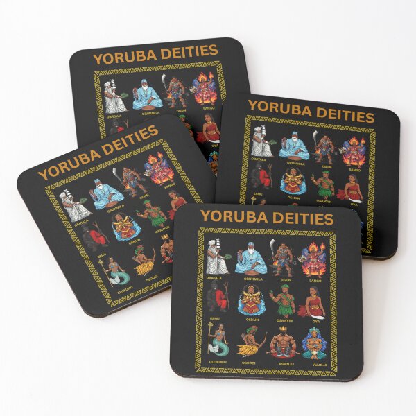 Item preview, Yoruba Deities – Orisha African Spiritual Art | Obatala Sango Ogun Oshun Heritage designed and sold by Cree8if.
