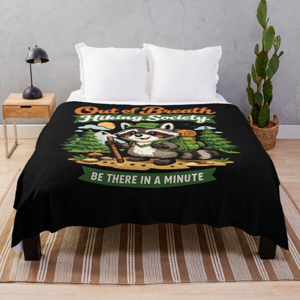 Item preview, Out of Breath Hiking Society Funny Hiking Raccoon Men Women designed and sold by ZANNIX.