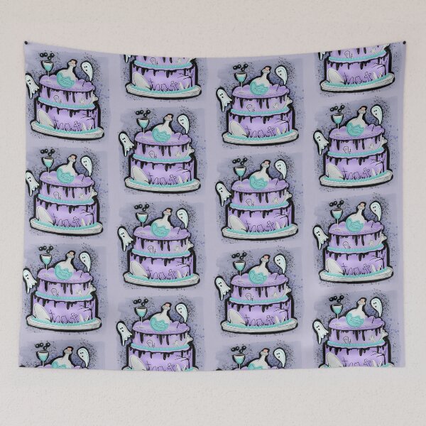 Item preview, Gothic Birthday Cake designed and sold by ArtbyPriscilla.