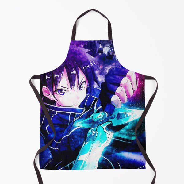 Item preview, Kirito Sword Art Online Blue Aura Neon Cosmic Heroic Focus designed and sold by mildaclairmo.