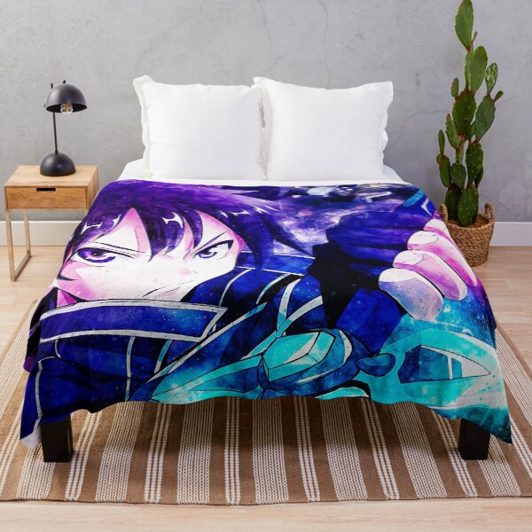 Item preview, Kirito Sword Art Online Blue Aura Neon Cosmic Heroic Focus designed and sold by mildaclairmo.