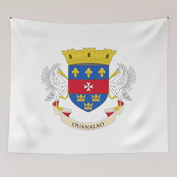 Item preview, Saint Barthelemy Flag - St. Barths Caribbean Luxury & Heritage designed and sold by NTGUILTY.
