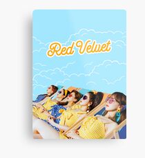 Red Velvet Metal Print