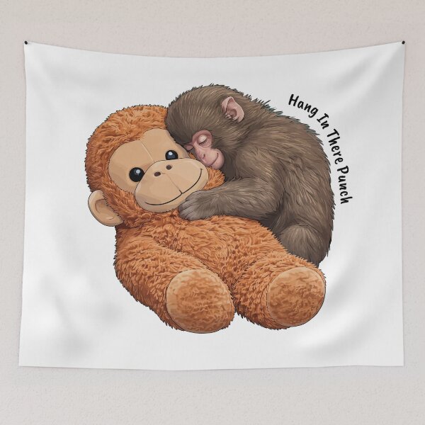 Item preview, Punch the Baby Monkey designed and sold by PrincessLavinia.