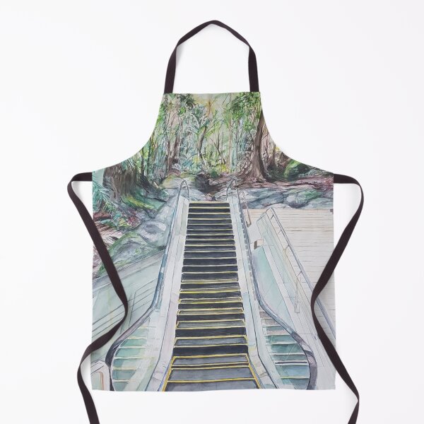 Item preview, Escalator Escape designed and sold by ChristineDavisArt.