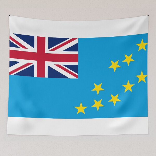 Item preview, Tuvalu National Flag - Pacific Star Map & Island Heritage designed and sold by NTGUILTY.