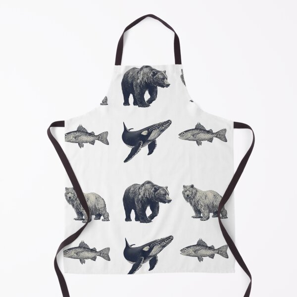 Item preview, Ocean Animals Illustrations Blending Nature Humanity Imagination Design designed and sold by ART ATTACK ZONE.