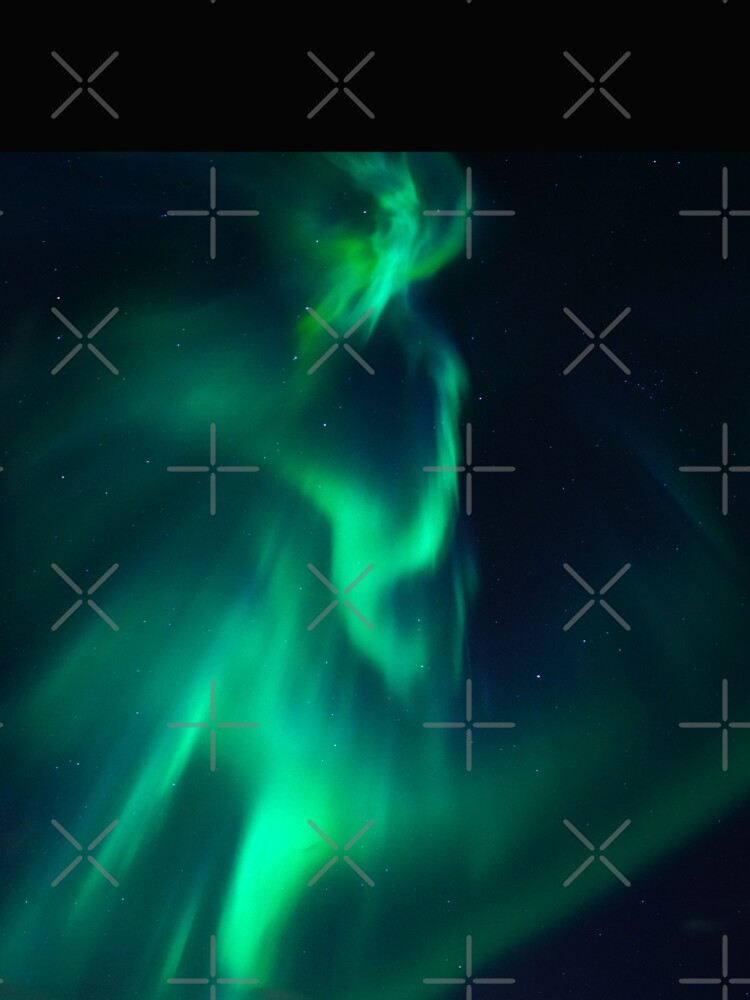 Northern Lights, Aurora Borealis, Night Sky, Green, Alaska A-Line