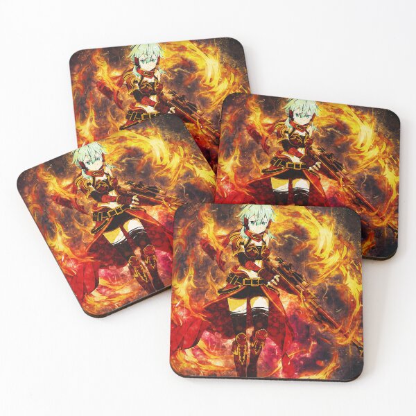 Item preview, Sinon Sword Art Online Fire Aura Heroic Dynamic Red Tones Glow designed and sold by mildaclairmo.