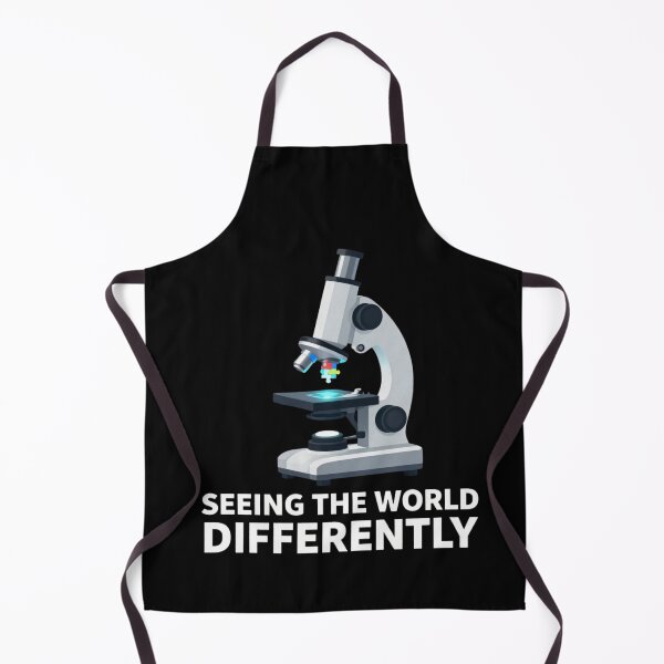 Item preview, Autism Science Shirt | Seeing The World Differently Microscope designed and sold by MotivAura.