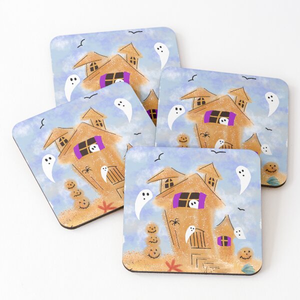 Item preview, Spooky Seaside Sandcastle designed and sold by ArtbyPriscilla.